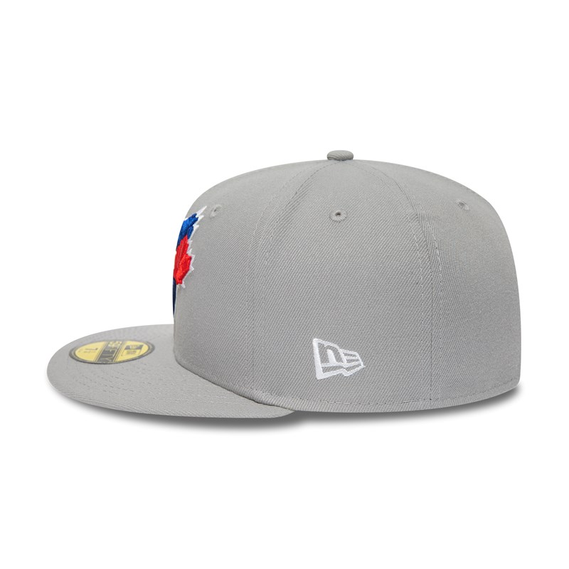 Grey New Era Toronto Jays American League Stadium Fitted Cap 59fifty | HZKC82470