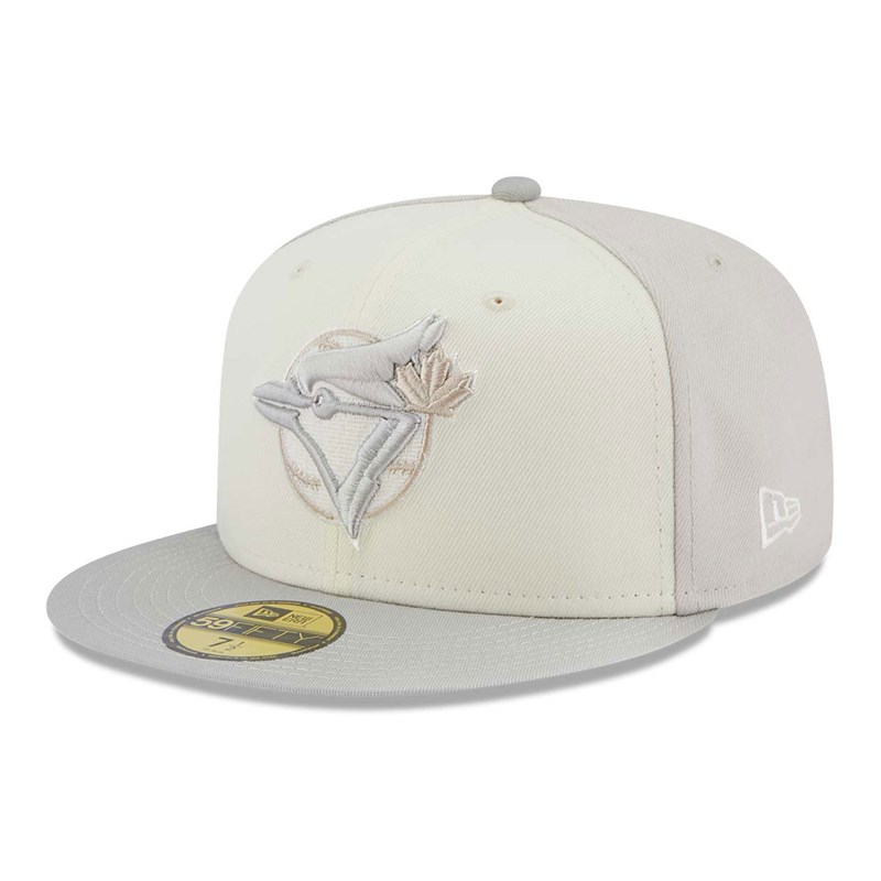 Grey New Era Toronto Jays Anniversary Fitted Cap 59fifty | DUMI75230