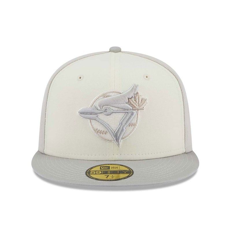 Grey New Era Toronto Jays Anniversary Fitted Cap 59fifty | DUMI75230