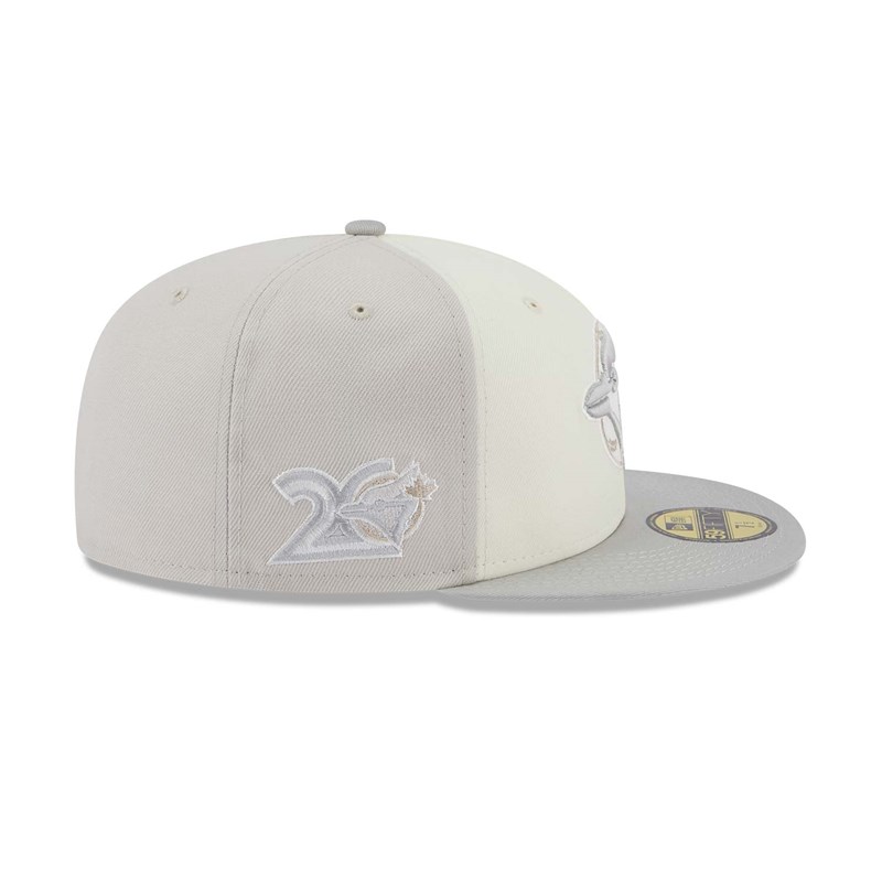 Grey New Era Toronto Jays Anniversary Fitted Cap 59fifty | DUMI75230