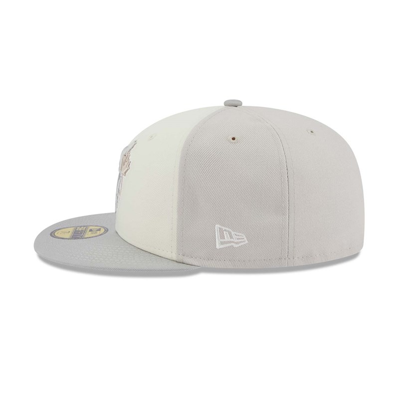 Grey New Era Toronto Jays Anniversary Fitted Cap 59fifty | DUMI75230