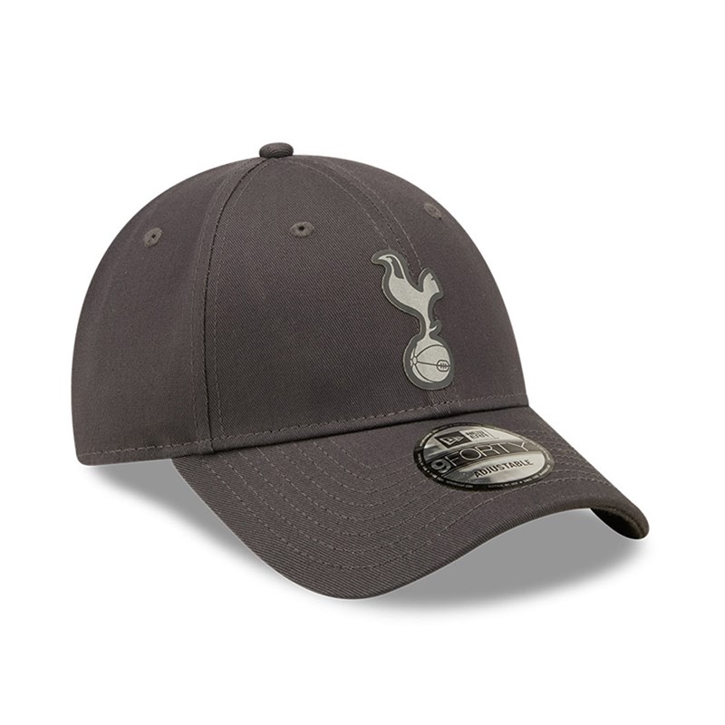 Grey New Era Tottenham Hotspur Reflective Adjustable Cap 9forty | RZMT85160