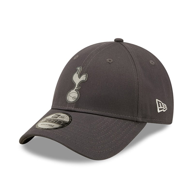 Grey New Era Tottenham Hotspur Reflective Adjustable Cap 9forty | RZMT85160