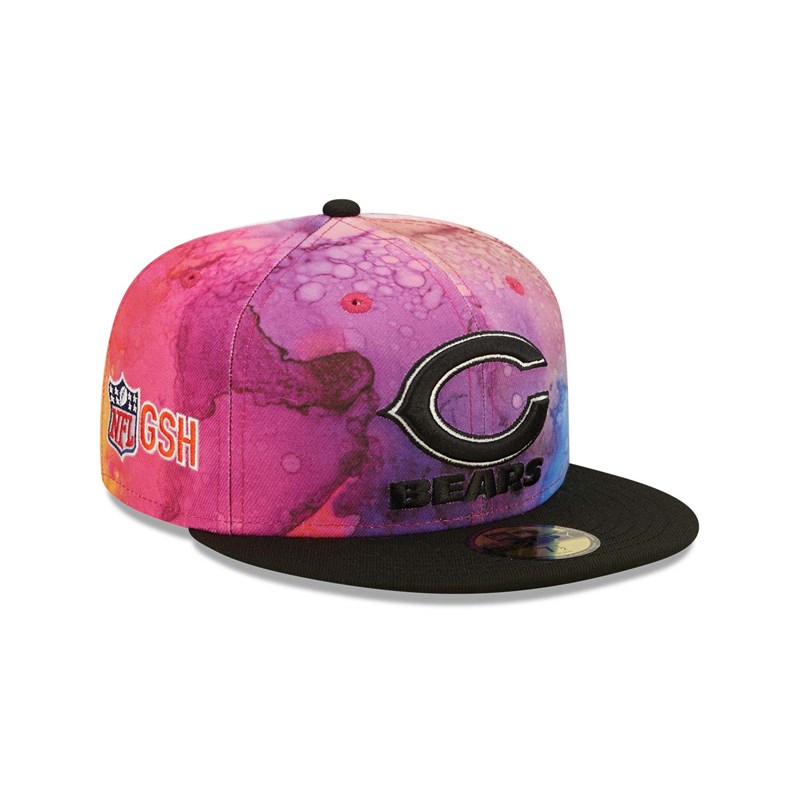 Multi New Era Chicago Bears NFL Crucial Catch Fitted Cap 59fifty | LTOH04168