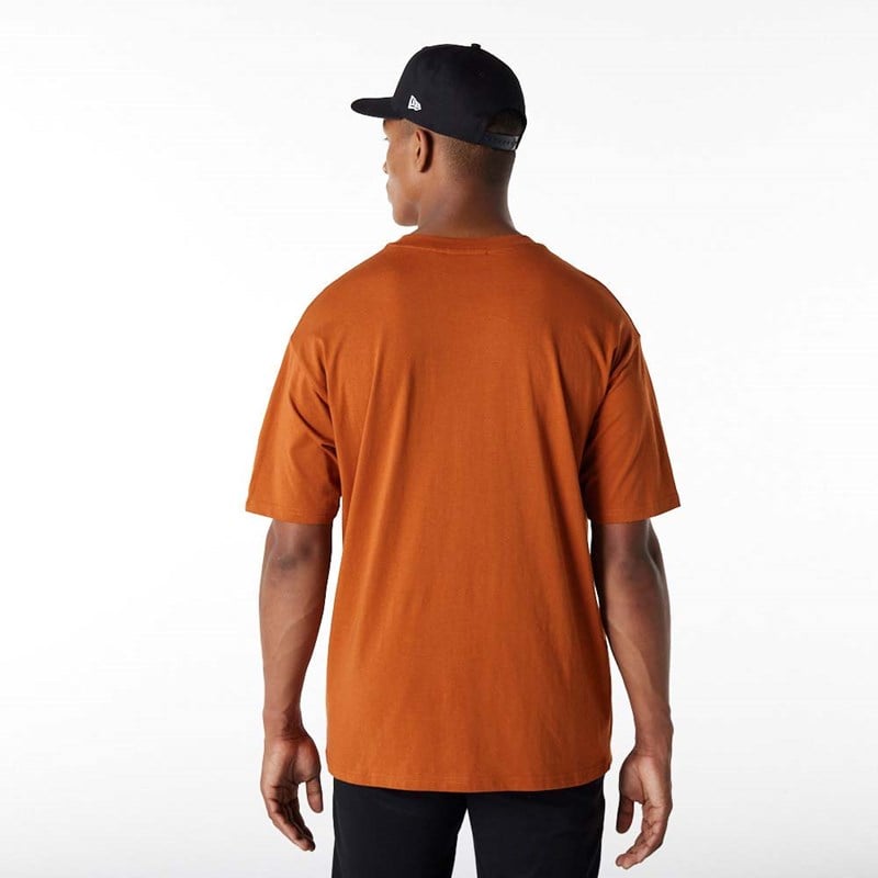 Orange New Era La Dodgers Essentials Oversized T-Shirt | BPOR56471