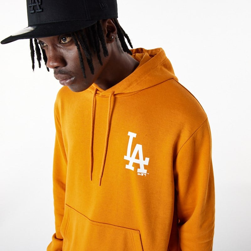 Orange New Era La Dodgers MLB League Essential Hoodie | OAUC02645