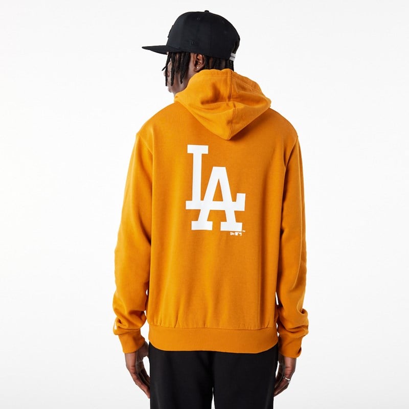 Orange New Era La Dodgers MLB League Essential Hoodie | OAUC02645