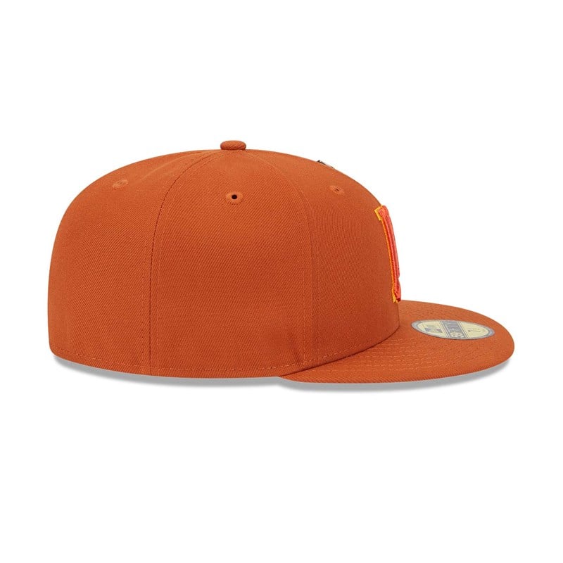 Orange New Era Minnesota Twins Outer Space Fitted Cap 59fifty | ARSC42915