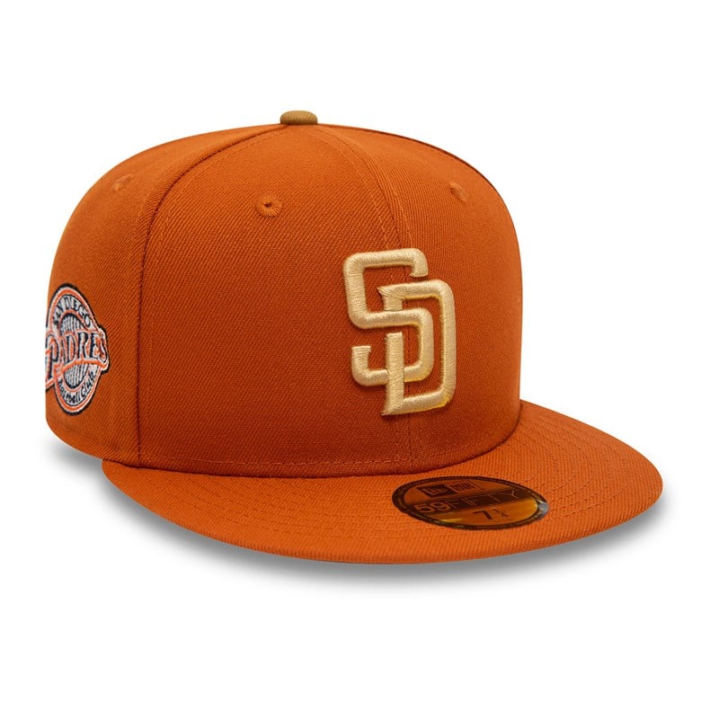 Orange New Era San Diego Padres Fall Colours Fitted Cap 59fifty | GFMH13482