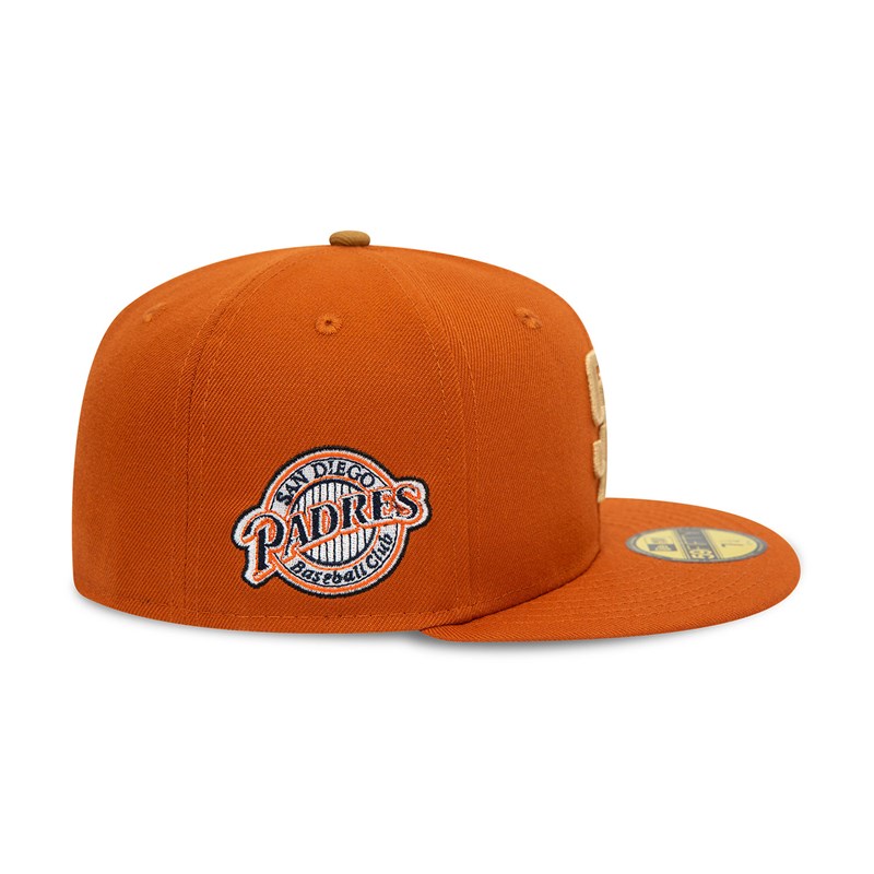 Orange New Era San Diego Padres Fall Colours Fitted Cap 59fifty | GFMH13482