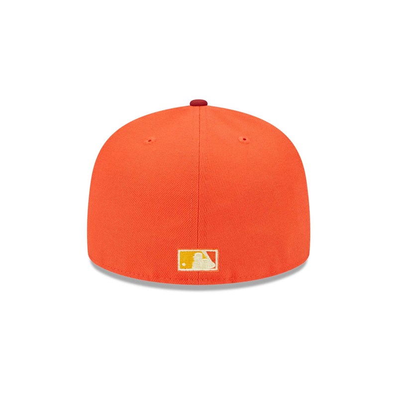 Orange New Era San Diego Padres Outer Space Fitted Cap 59fifty | VHJY38192