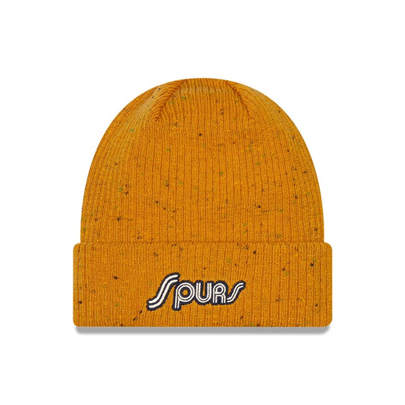 Orange New Era Tottenham Hotspur Retro Cuff Beanie Hat Knit | OEYQ17094