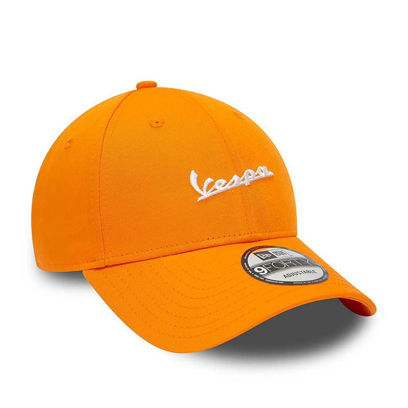 Orange New Era Vespa Seasonal Medium Adjustable Cap 9forty | PBXY59036