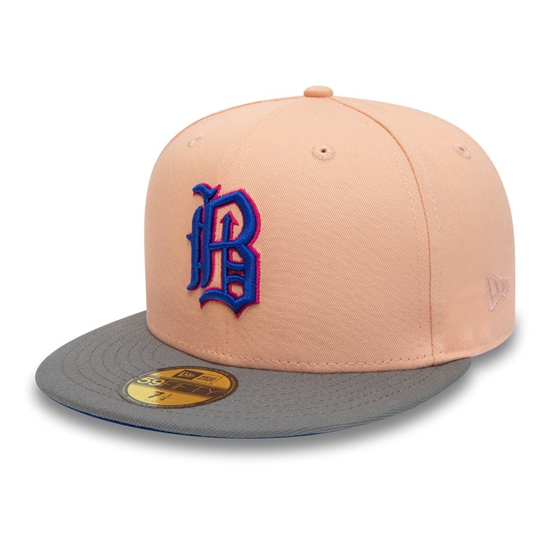 Pink New Era Birmingham Barons Milb Fitted Cap 59fifty | IOCT27056