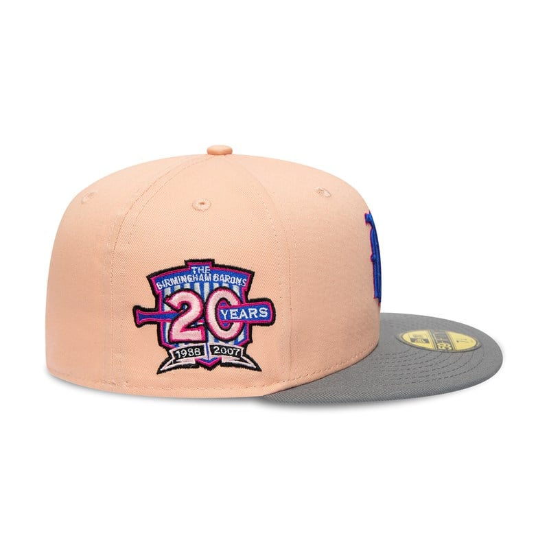 Pink New Era Birmingham Barons Milb Fitted Cap 59fifty | IOCT27056