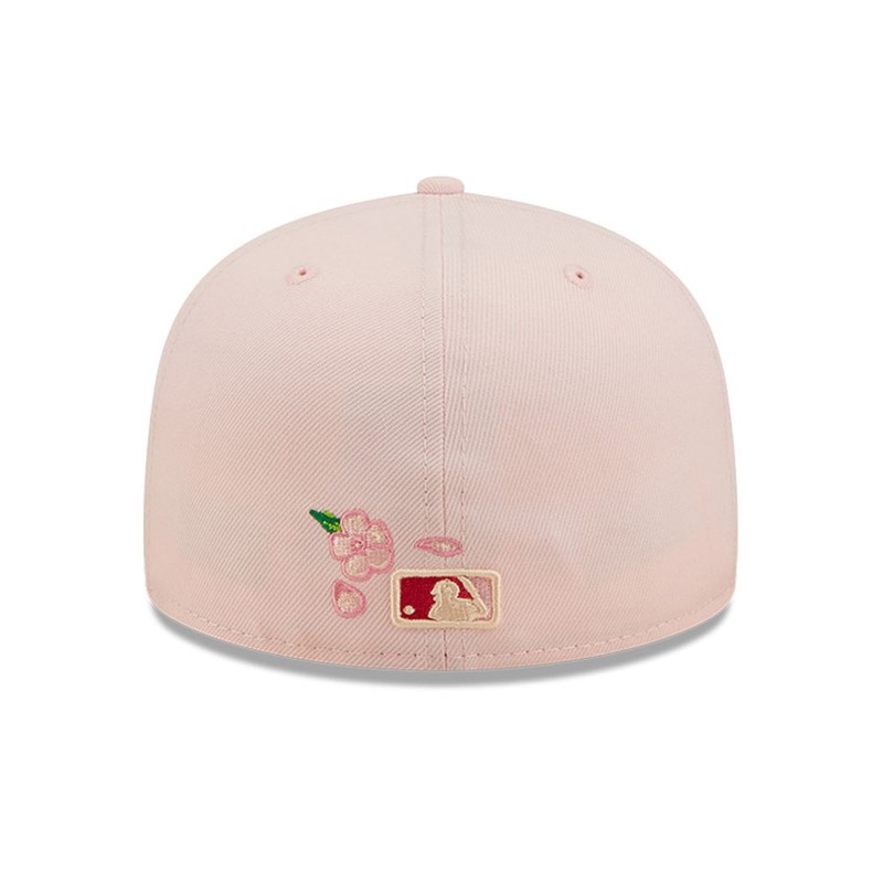 Pink New Era Kansas City Royals MLB Blossom Fitted Cap 59fifty | TJCQ28179