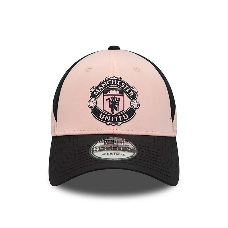 Pink New Era Manchetser United Fc Poly Pastel Adjustable Cap 9forty | JGPM39672