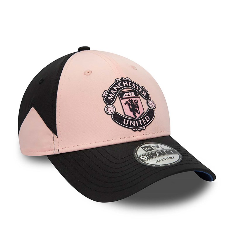 Pink New Era Manchetser United Fc Poly Pastel Adjustable Cap 9forty | JGPM39672