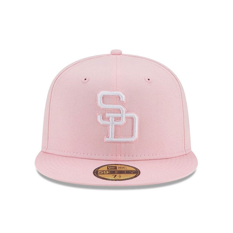 Pink New Era San Diego Padres Pastel Fitted Cap 59fifty | VGPX09478