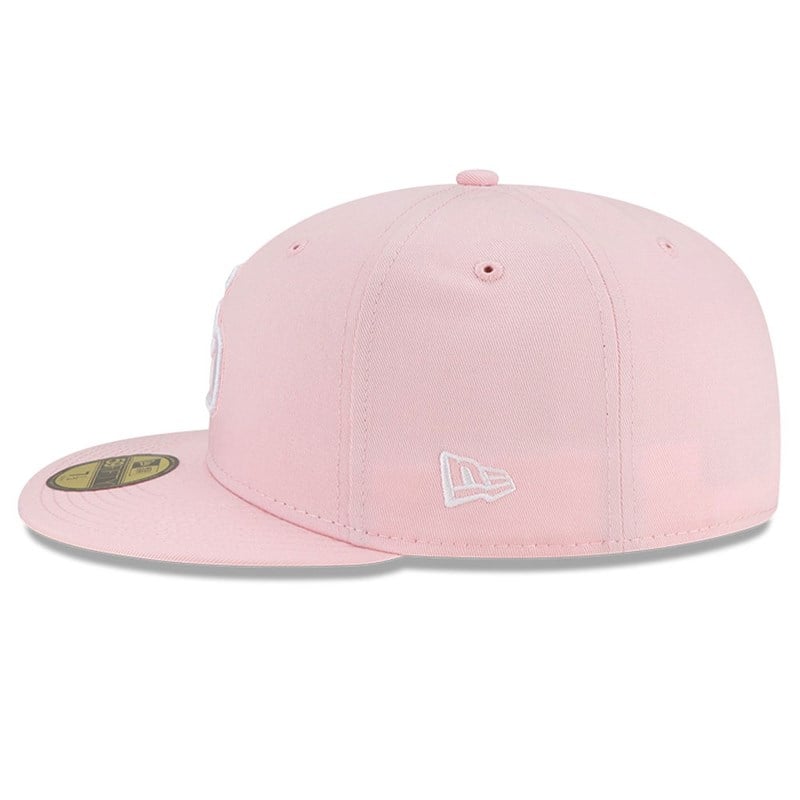 Pink New Era San Diego Padres Pastel Fitted Cap 59fifty | VGPX09478