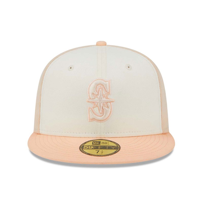 Pink New Era Seattle Mariners Anniversary Fitted Cap 59fifty | ZECG37296