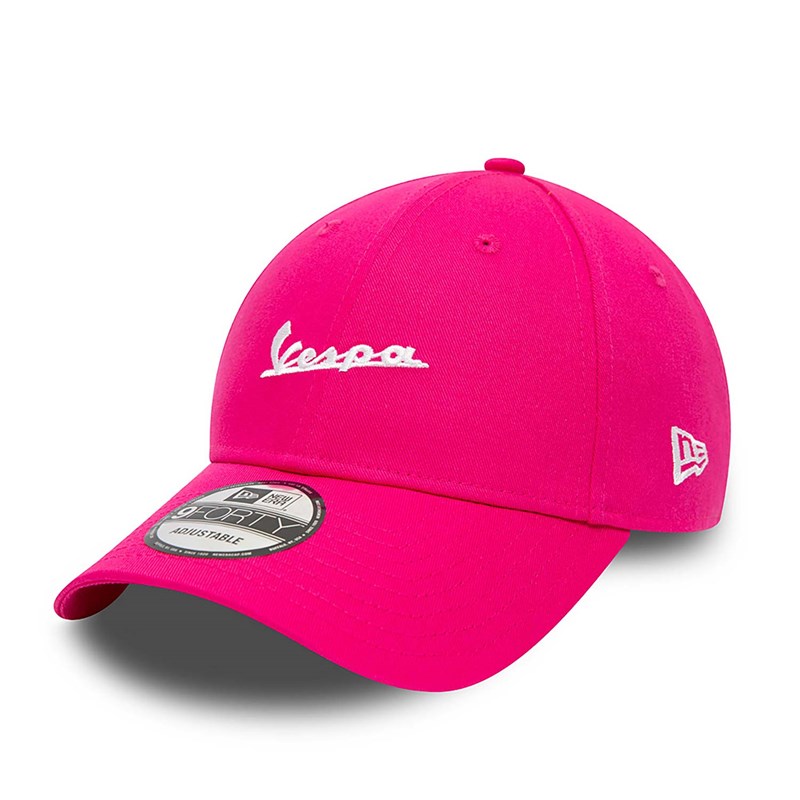 Pink New Era Vespa Seasonal Adjustable Cap 9forty | IZPU45083