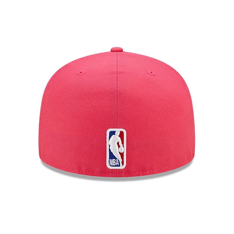 Pink New Era Washington Wizards Authentics City Edition Fitted Cap 59fifty | XOUS70956