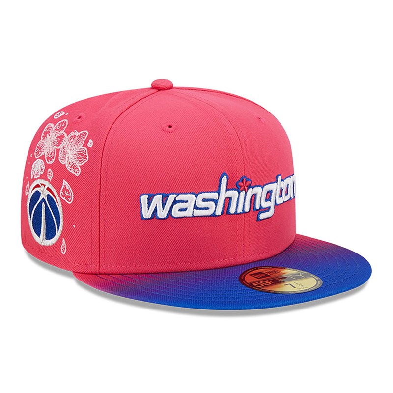 Pink New Era Washington Wizards Authentics City Edition Fitted Cap 59fifty | XOUS70956