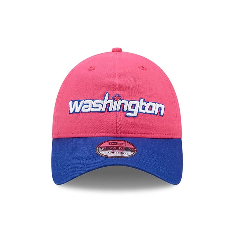 Pink New Era Washington Wizards Authentics Edition Adjustable Cap 9twenty | ZQWN57426