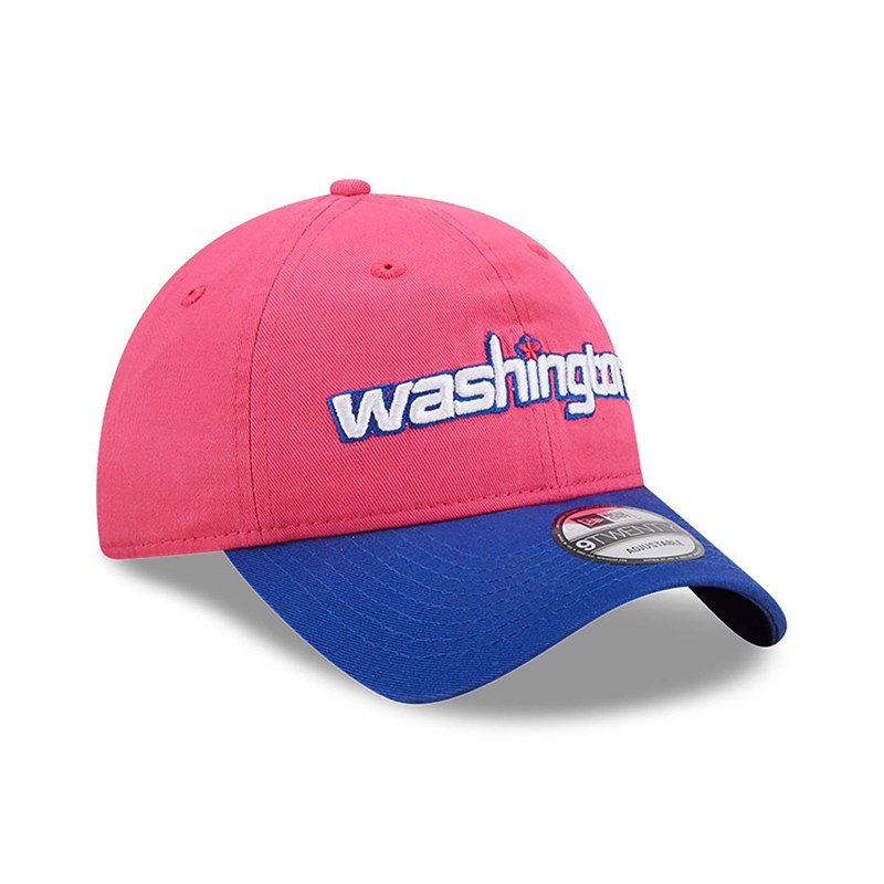 Pink New Era Washington Wizards Authentics Edition Adjustable Cap 9twenty | ZQWN57426