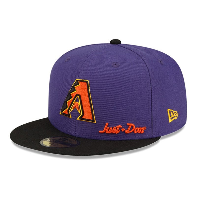 Purple New Era Arizona Diamondbacks Just Don X MLB Fitted Cap 59fifty | EPDA96304