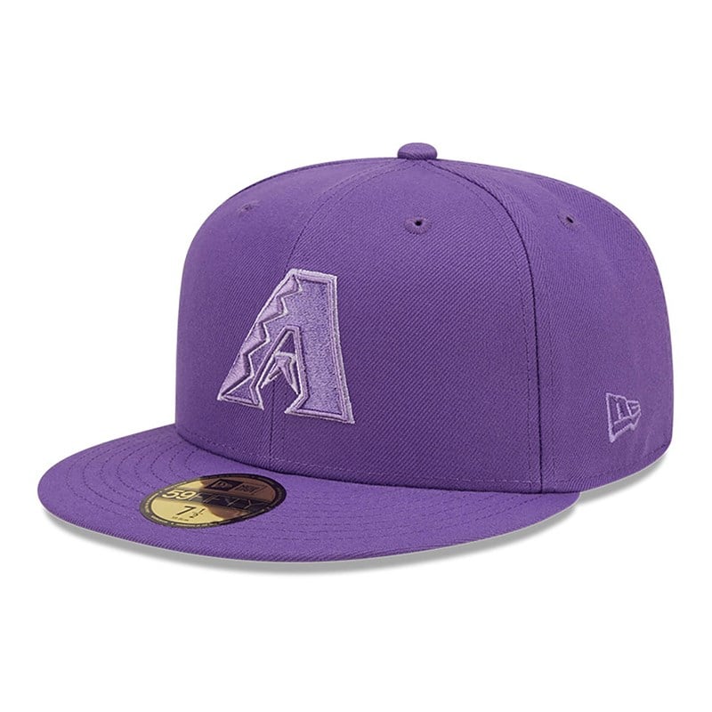 Purple New Era Arizona Diamondbacks Monocamo Cap 59fifty | CVYH85473