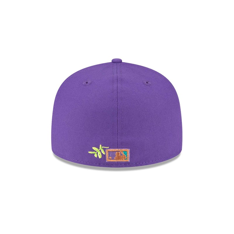 Purple New Era Arizona Diamondbacks Stateview Fitted Cap 59fifty | MJCY61723