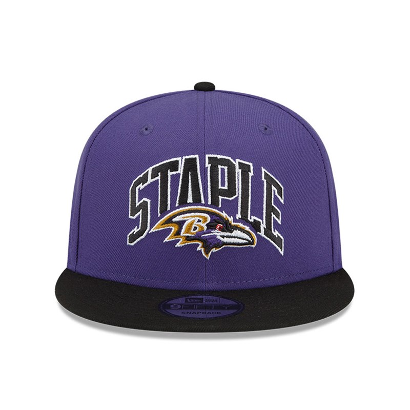 Purple New Era Baltimore Ravens X Staple Cap 9fifty | ROVS93462