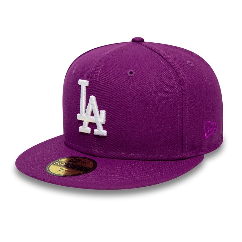 Purple New Era La Dodgers Fitted Cap 59fifty | BDAX28503