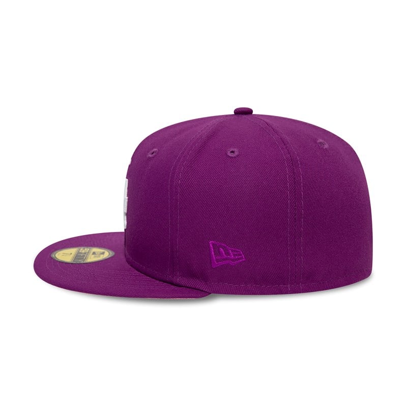 Purple New Era La Dodgers Fitted Cap 59fifty | BDAX28503