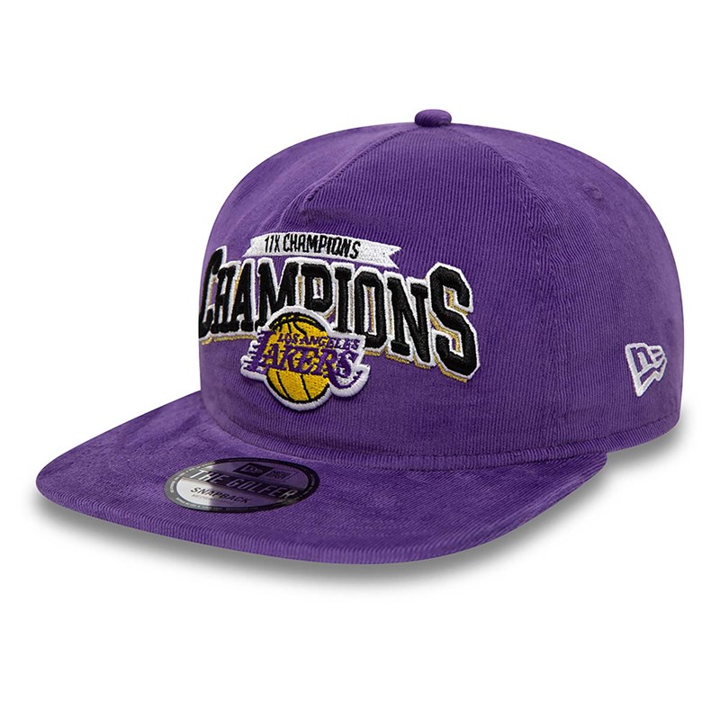 Purple New Era La Lakers League 17x Champions Golfer Cap Snapback | KSMB26180