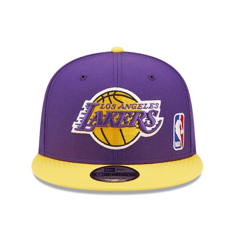 Purple New Era La Lakers NBA Letter Arch Cap 9fifty | MTGL89136