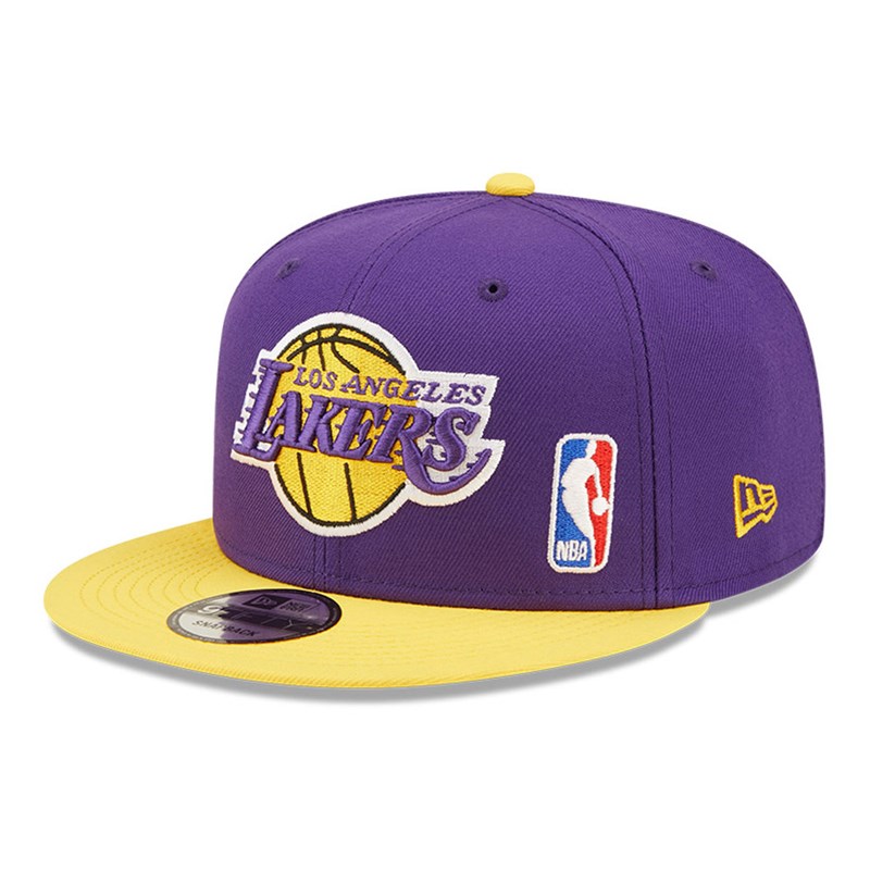 Purple New Era La Lakers NBA Letter Arch Cap 9fifty | MTGL89136