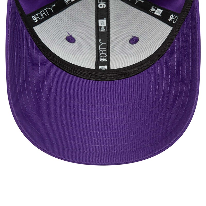 Purple New Era La Lakers Print Infill Cap 9forty | CKYS50136