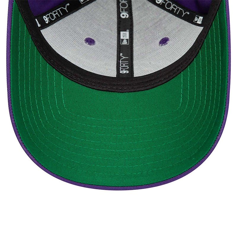 Purple New Era La Lakers Team Side Patch Adjustable Cap 9forty | KOXA93850