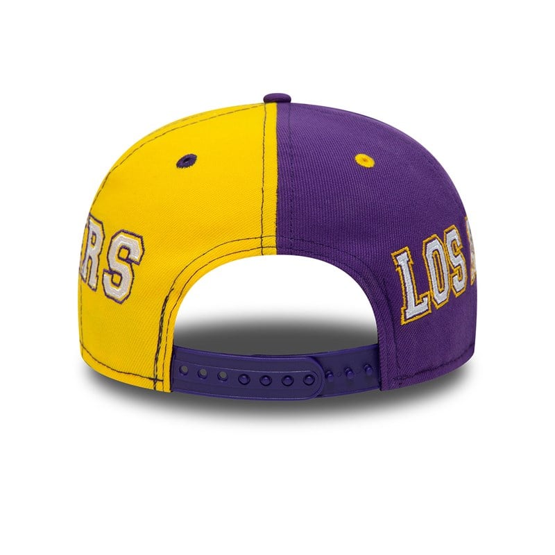 Purple New Era La Lakers Teamsplit Cap 9fifty | STCK63984