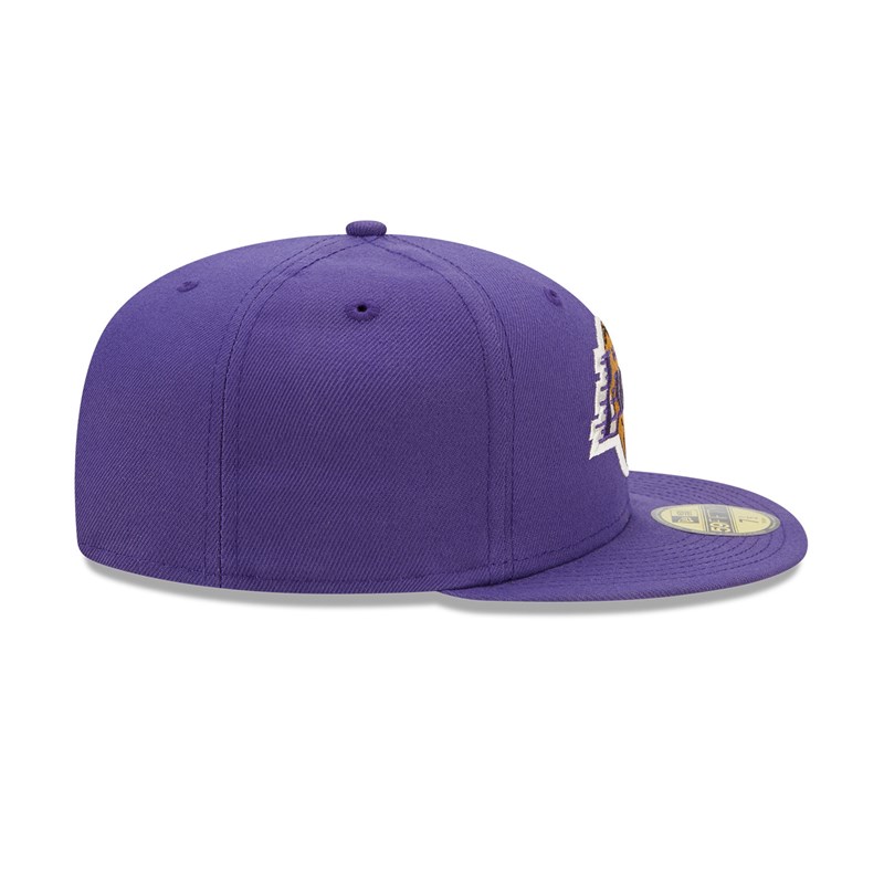 Purple New Era La Lakers Twilight Fantasy Fitted Cap 59fifty | ZPAI80659