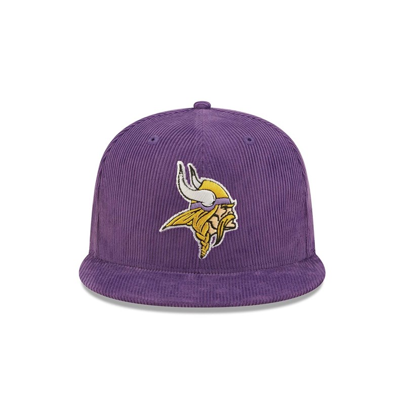 Purple New Era Minnesota Vikings NFL Retro Cord Cap 9fifty | XCWZ83524