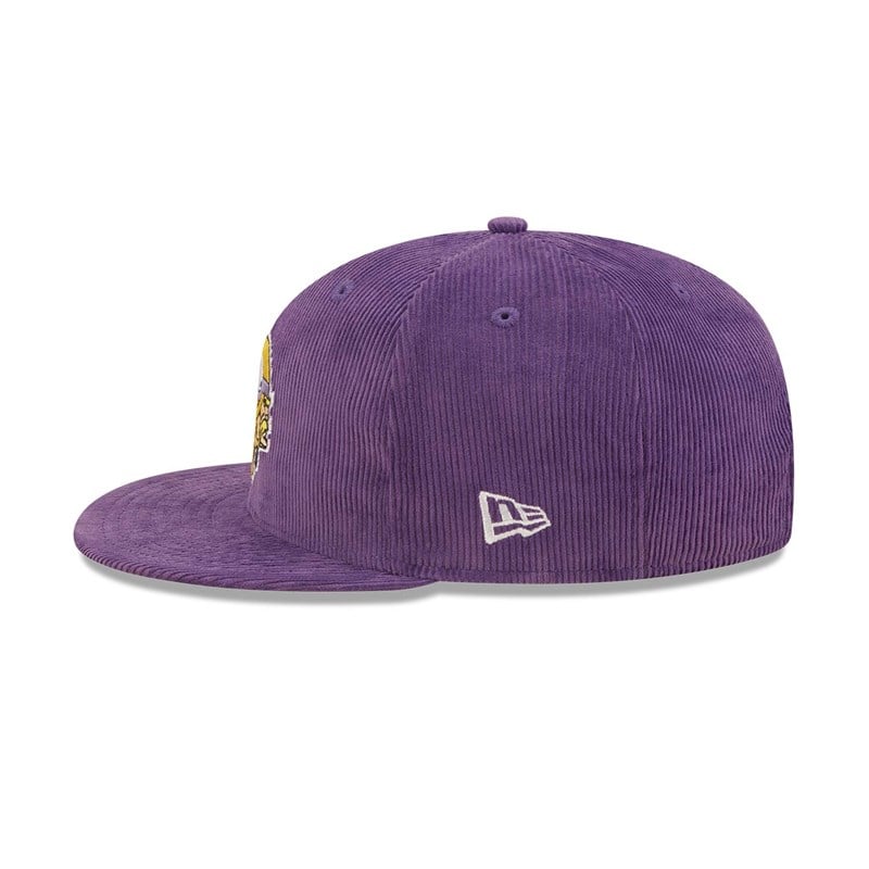 Purple New Era Minnesota Vikings NFL Retro Cord Cap 9fifty | XCWZ83524