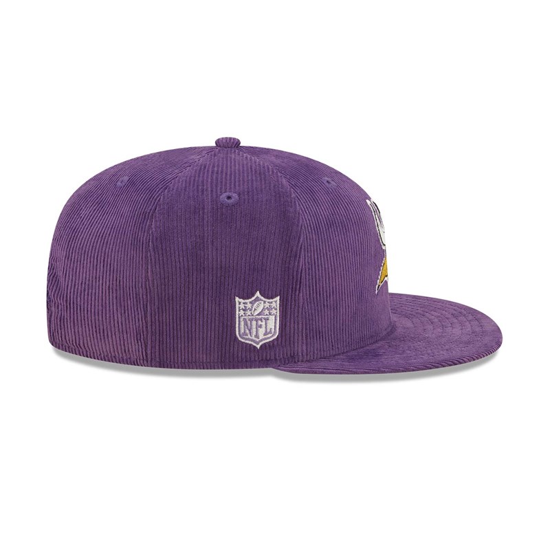 Purple New Era Minnesota Vikings NFL Retro Cord Cap 9fifty | XCWZ83524