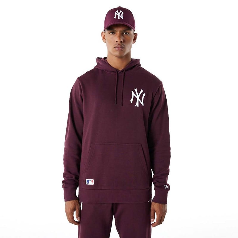 Purple New Era New York Yankees Essentials Hoodie | WFVT18097