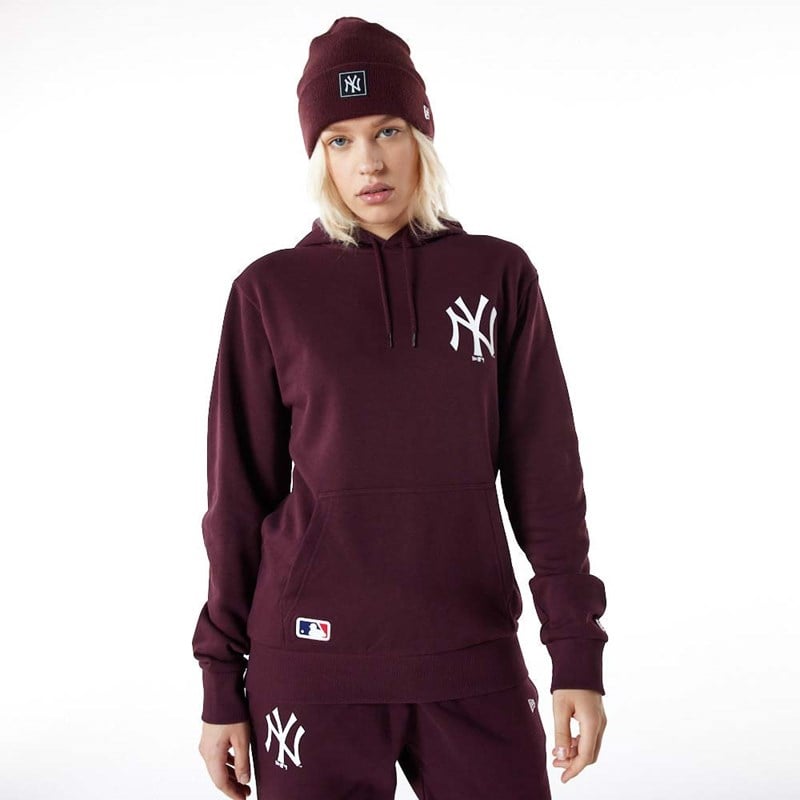 Purple New Era New York Yankees Essentials Hoodie | WFVT18097