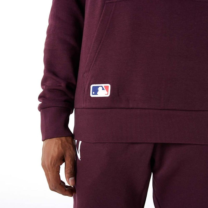 Purple New Era New York Yankees Essentials Hoodie | WFVT18097