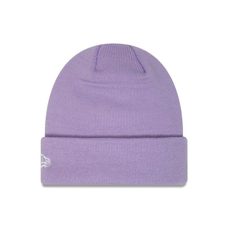 Purple New Era Tottenham Hotspur Fc Seasonal Pastel Cuff Beanie Hat Knit | FOIZ48395